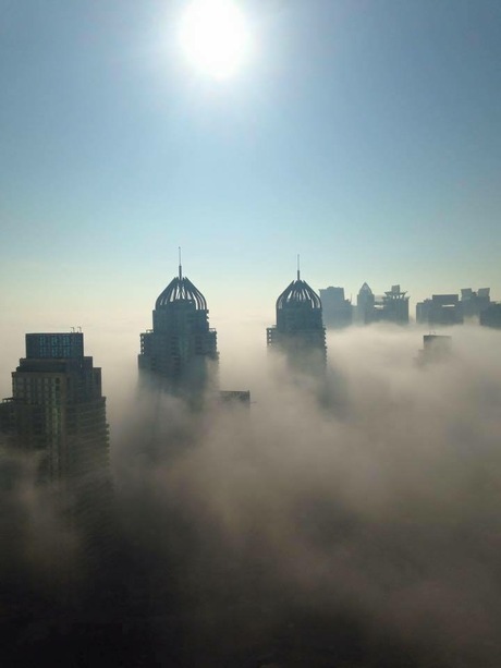 mist in Dubai