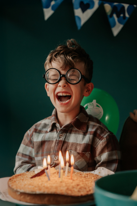 Feest want Mees is 6 jaar 