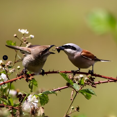 A true love story - De grauwe klauwier 