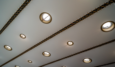 Plafond in het STC