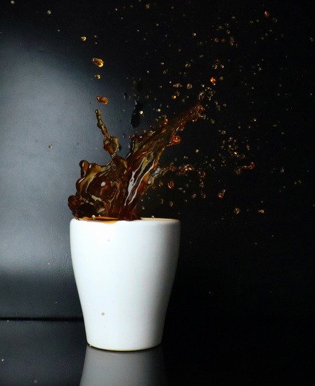 Koffie splash