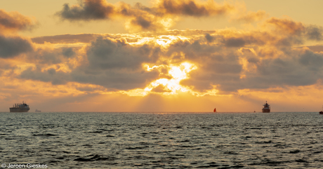 Zonsondergang IJMuiden