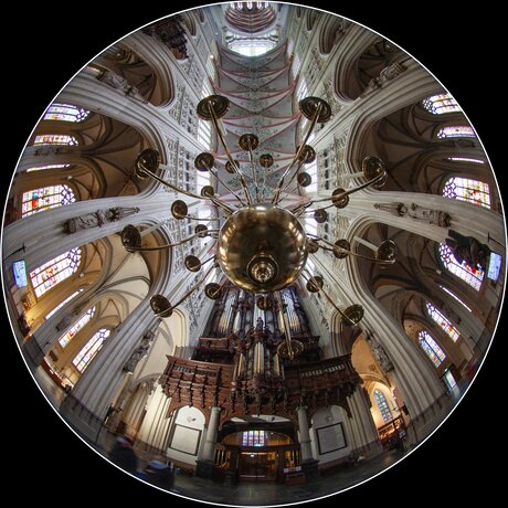 St. Jan door een fisheye