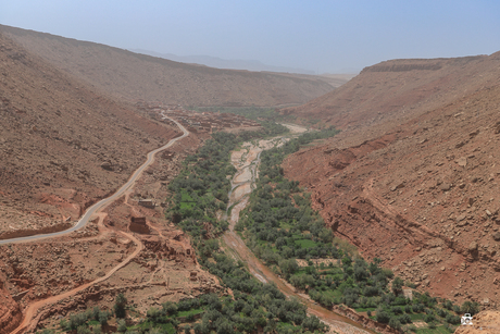 Oase en kasbah