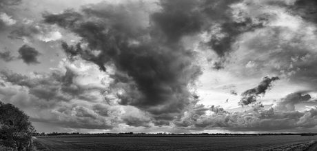 dynamische wolken lucht