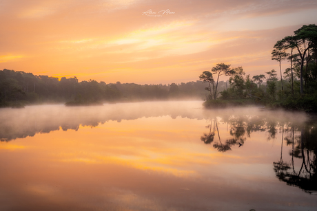 Kleurrijke zonsopgang
