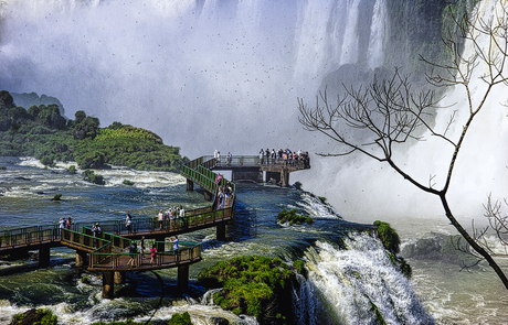Iguazu watervallen.