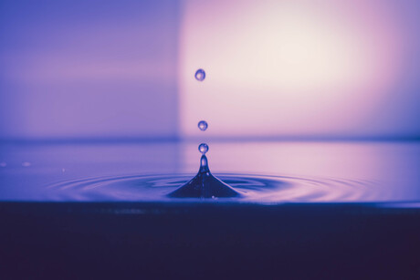 Oefenen met druppelfotografie