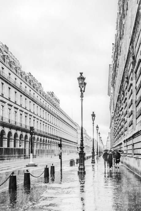 Regen in Parijs