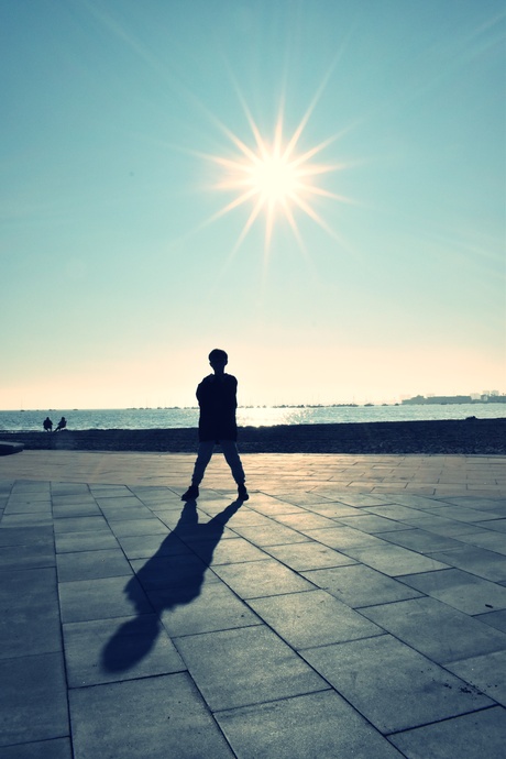 Tegenlicht op de boulevard