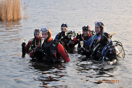 Nieuwjaarsduik 2011