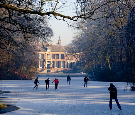 IJspret bij Kasteel Groeneveld