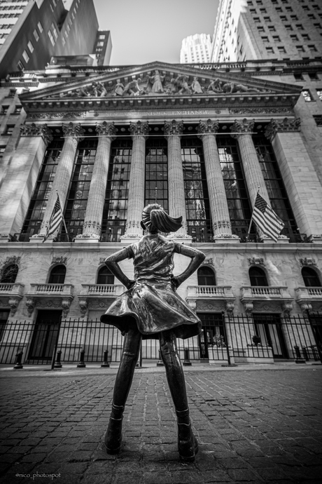 the fearless girl, wall street NYC