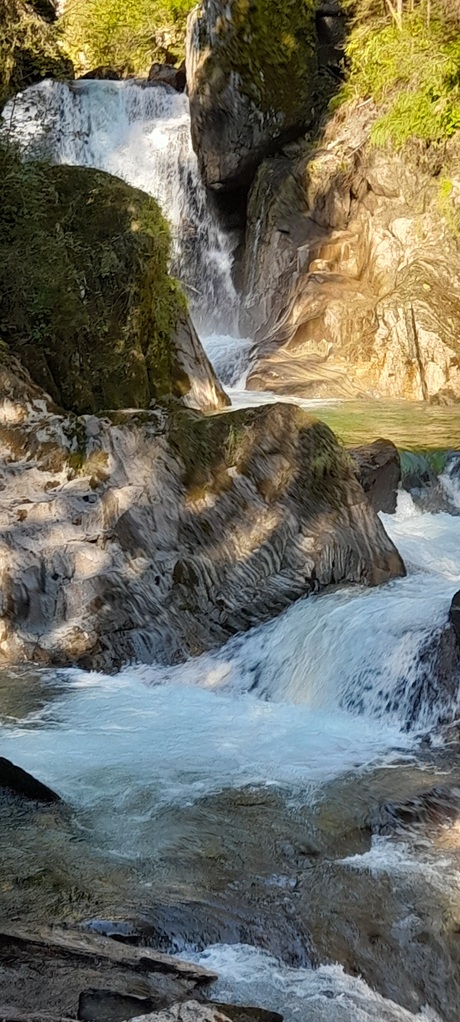 Waterval in Karintie, Oostenrijk 