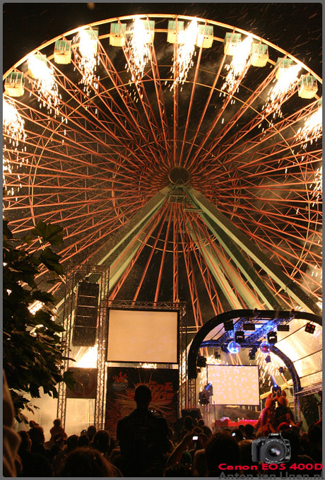 Vuurwerk in Walibi World