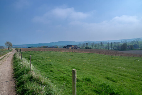heuvel landschap van zuid Limburg