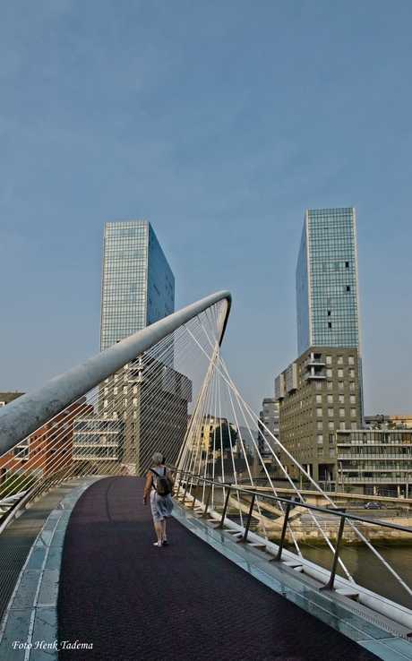 De Witte brug in Bilbao