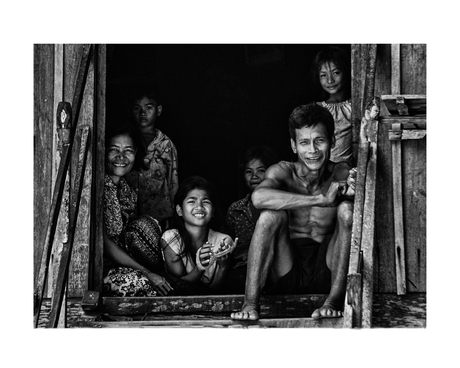Cambodjaans gezin Kratie