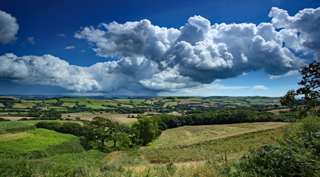 Some rain may fall, Dorset countryside.