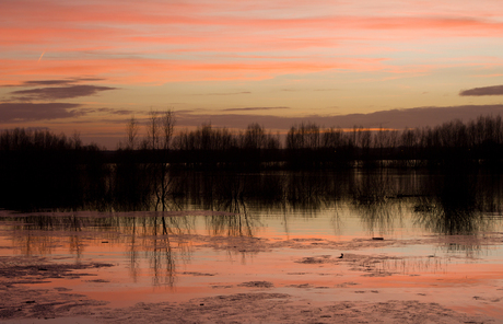 Zonsondergang IJssel