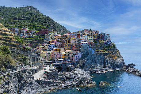 Manarola  een van de cinque terre dorpen