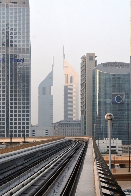 Dubai vanuit de metro