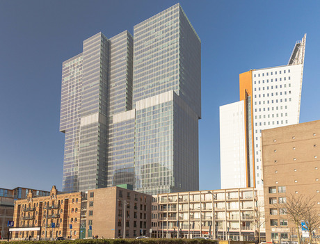 Oude en moderne Architectuur, Kop van Zuid, Rotterdam