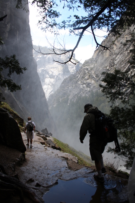 Wandelaars in Yosemity