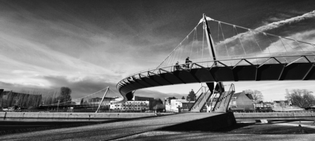 Fietsbrug in Kortrijk