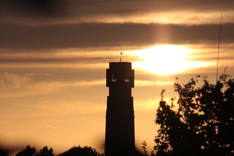 Ijzertoren by nightfall