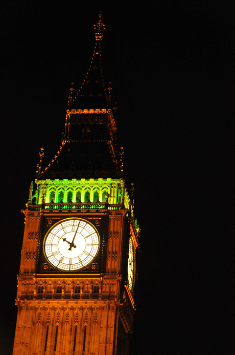 big ben by night