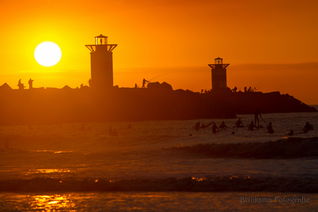 Zonsondergang Scheveningen