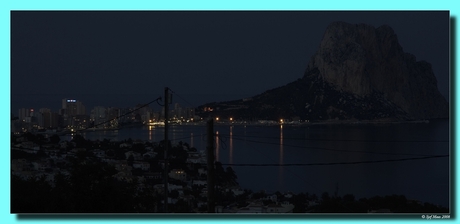 Calpe by night