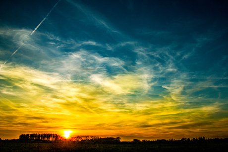 Zonsondergang @ Millingen aan de Rijn