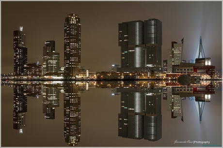 Spiegeling Rijnhaven Rotterdam