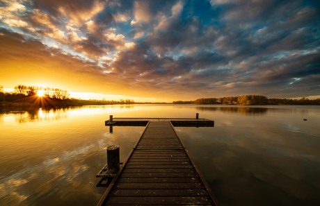 Lake sunrise.