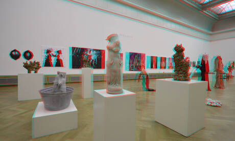 Pulchri art gallery Den Haag 3D anaglyph