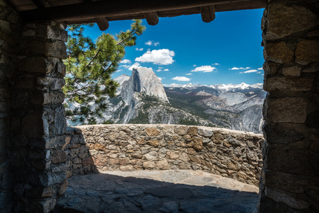 Half dome view in Yosemite NP