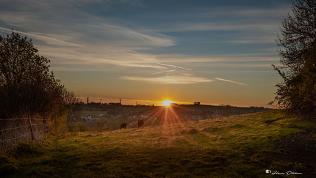 Zonsopkomst in Schin op Geul