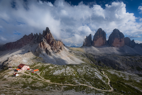 Tre Cime, Dolomieten