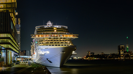 Het cruiseschip MSC Preziosa