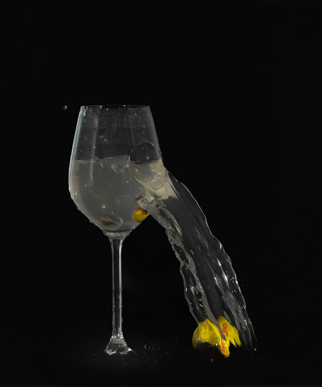 Splash fotografie. Niet zoals bedoeld maar wel uniek.