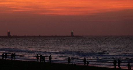 Avond in Scheveningen