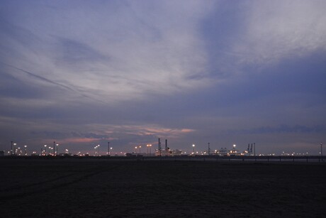 Haven van Zeebrugge vanuit Knokke-Heist