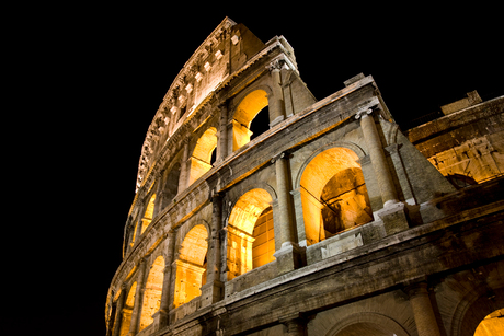 Colosseum by night