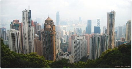 Hong Kong in een waas