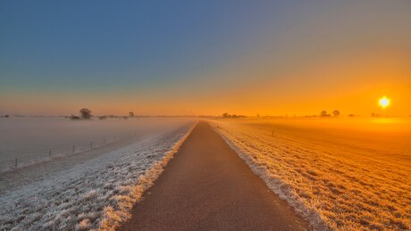 frisse ochtend langs de IJssel 