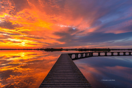 Zonsondergang Dannemeer