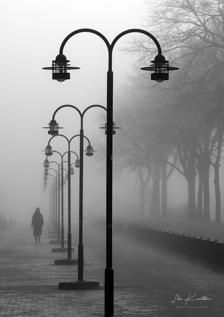 Flaneren in de mist