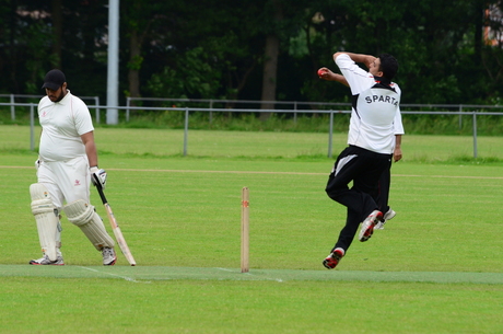 Bowler in actie